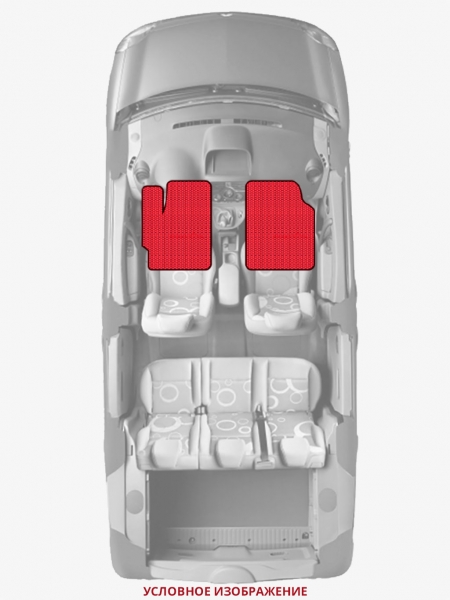 ЭВА коврики «Queen Lux» передние для Audi S6 (C6)